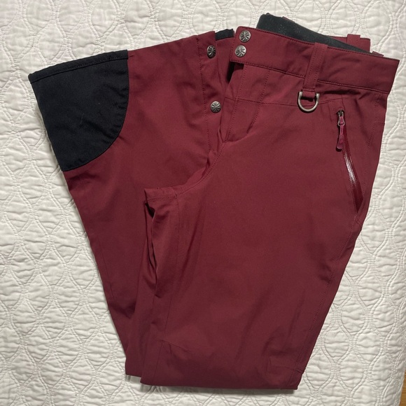 Athleta Snowboard Ski Pants Soft Shell Lightweight - Picture 1 of 6